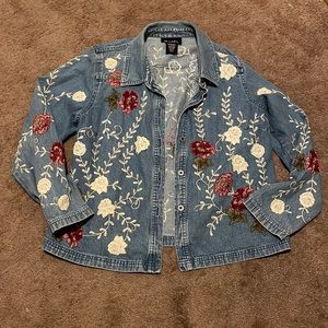 Beautiful Embroidered Denim Jacket